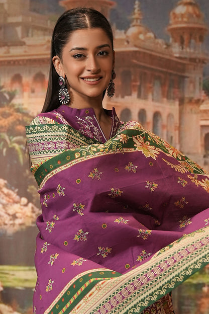 Embroidered Shirt Shalwar Dupatta - 0403
