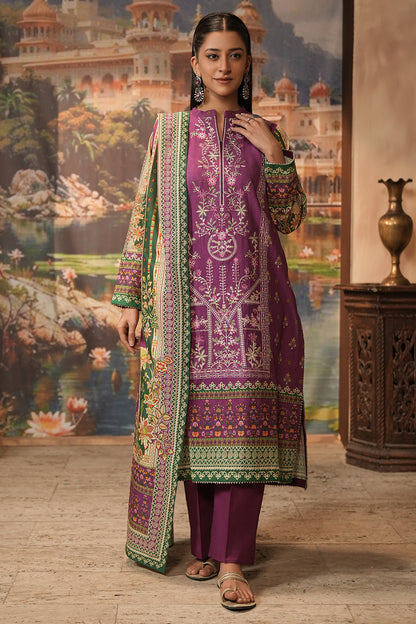 Embroidered Shirt Shalwar Dupatta - 0403