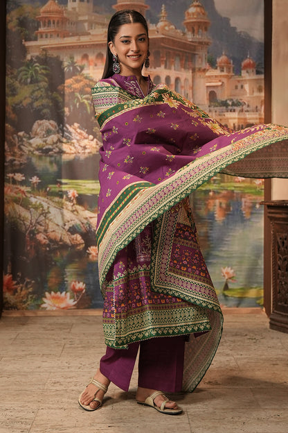 Embroidered Shirt Shalwar Dupatta - 0403