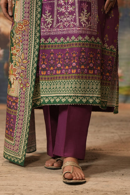 Embroidered Shirt Shalwar Dupatta - 0403