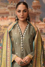 Embroidered Shirt Shalwar Dupatta - 0404