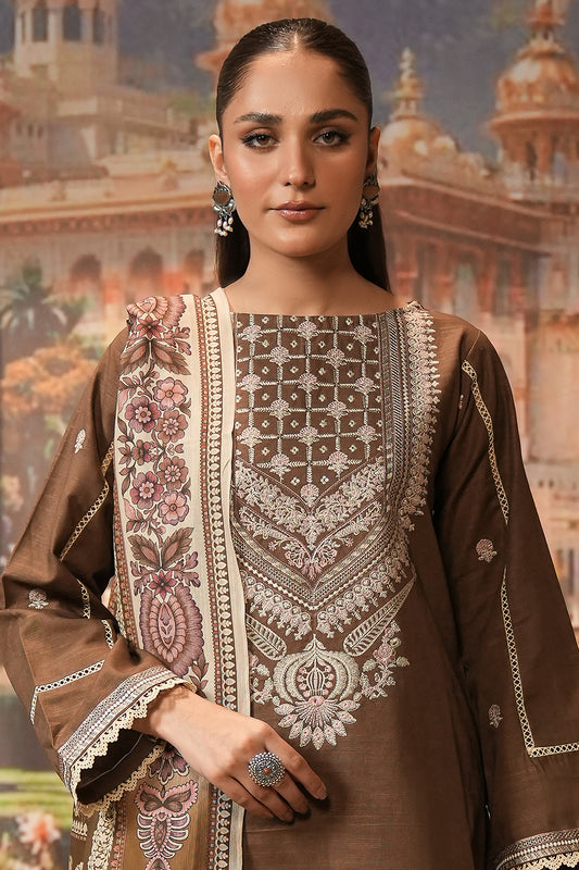 Embroidered Shirt Shalwar Dupatta - 0405