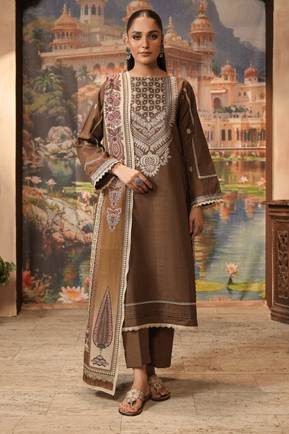 Embroidered Shirt Shalwar Dupatta - 0405