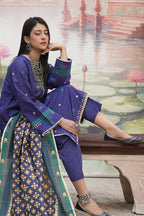Embroidered Shirt Shalwar Dupatta - 0406