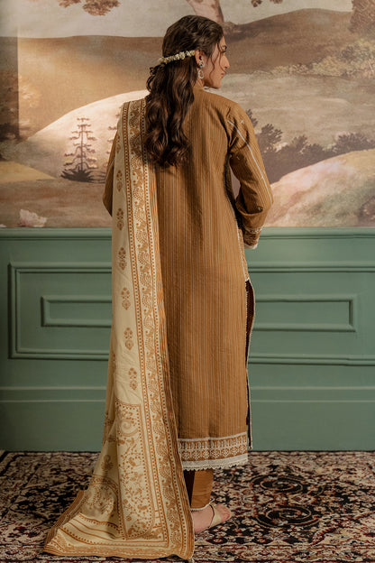 Embroidered Shirt Shalwar Shawl - 0407