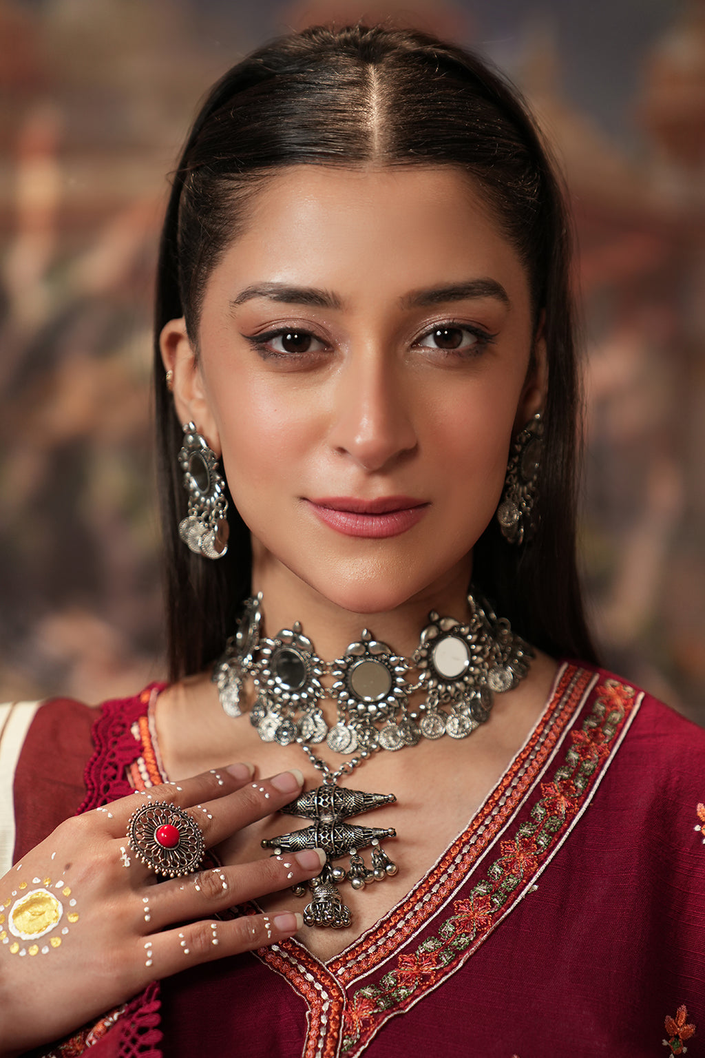 Embroidered Shirt Shalwar Dupatta - 0411
