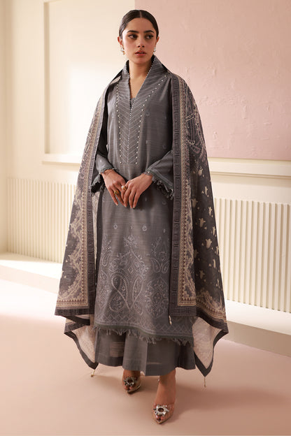 Embroidered Shirt Shalwar Dupatta - 0412