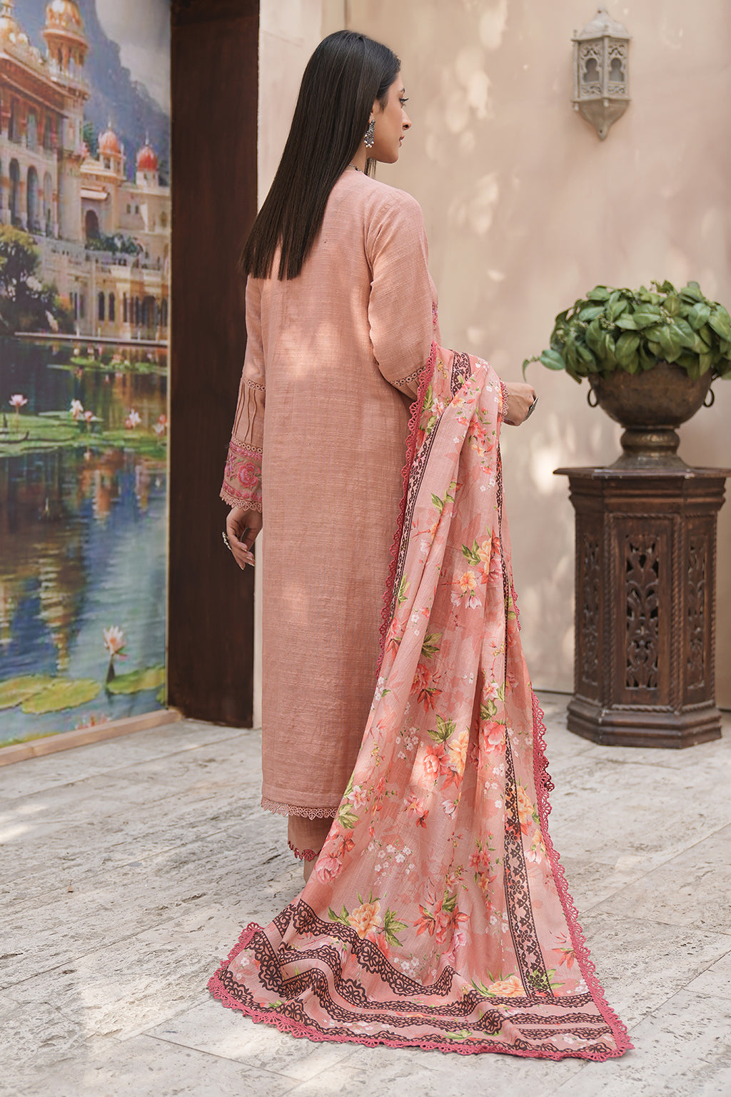 Embroidered Shirt Shalwar Dupatta - 0415