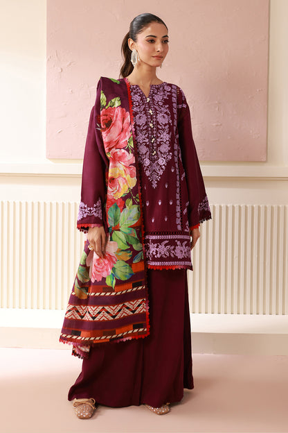 Embroidered Shirt Shalwar Dupatta - 0419