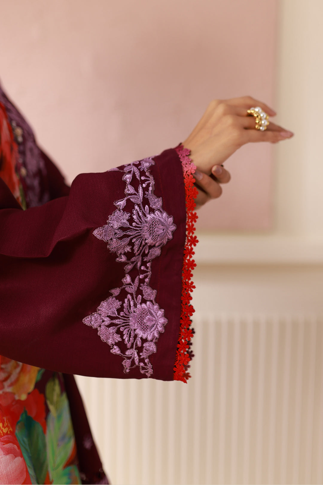 Embroidered Shirt Shalwar Dupatta - 0419