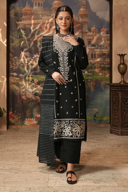 Embroidered Shirt Shalwar Dupatta - 0421