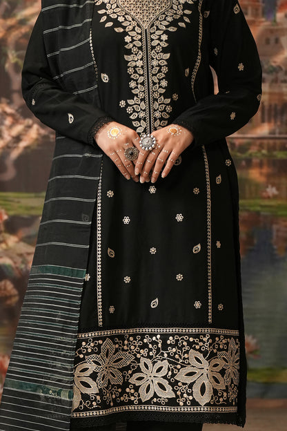 Embroidered Shirt Shalwar Dupatta - 0421