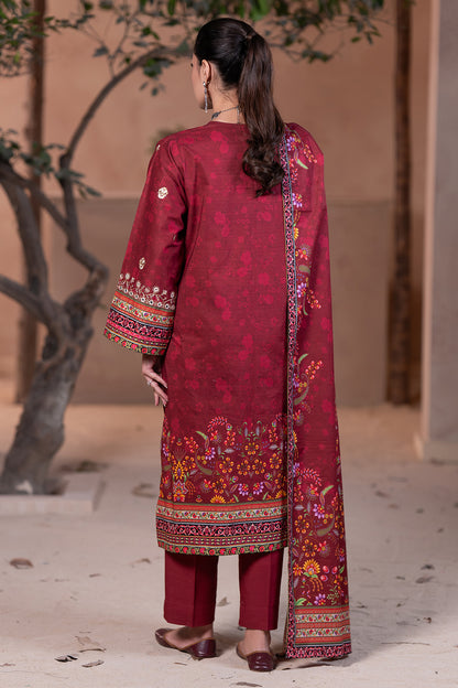 Embroidered Shirt Shalwar Dupatta - 0476