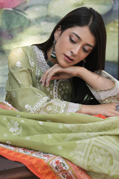 Embroidered Shirt Shalwar Dupatta - 0479