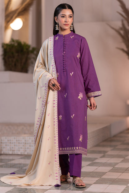 Embroidered Shirt Shalwar Dupatta - 0481