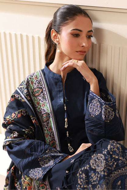 Embroidered Shirt Shalwar Dupatta - 0484