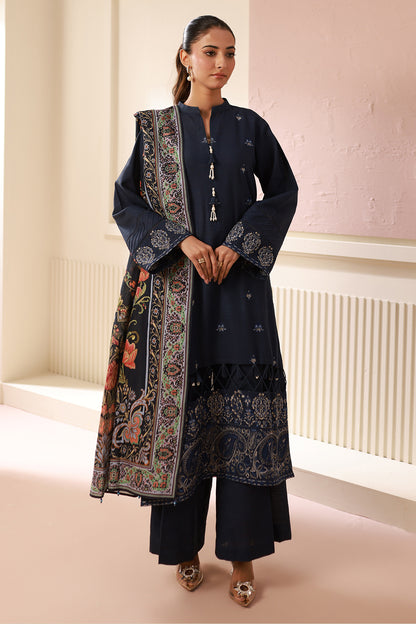 Embroidered Shirt Shalwar Dupatta - 0484