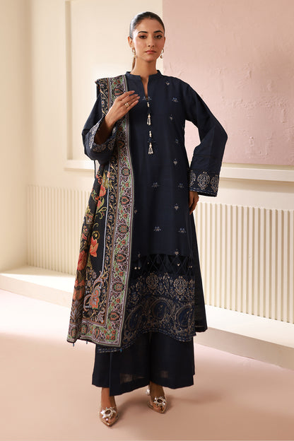 Embroidered Shirt Shalwar Dupatta - 0484