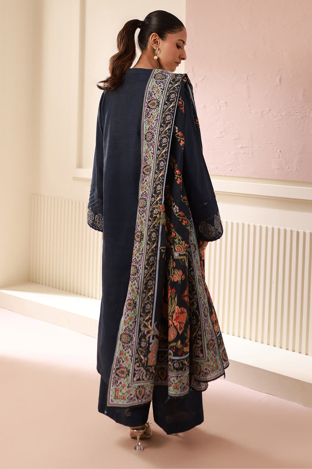 Embroidered Shirt Shalwar Dupatta - 0484