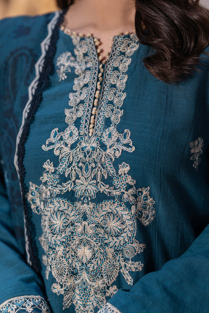 Embroidered Shirt Shalwar Dupatta - 0485