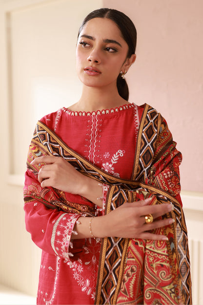 Embroidered Shirt Shalwar Dupatta - 0486