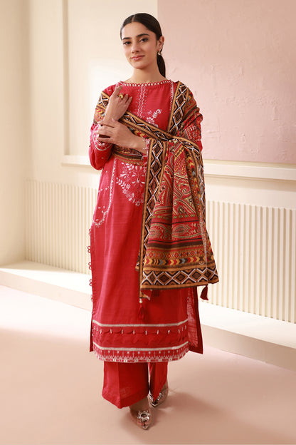 Embroidered Shirt Shalwar Dupatta - 0486