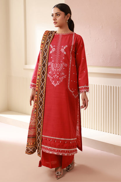 Embroidered Shirt Shalwar Dupatta - 0486
