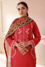 Embroidered Shirt Shalwar Dupatta - 0486