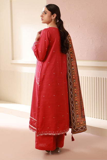 Embroidered Shirt Shalwar Dupatta - 0486