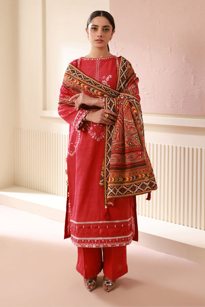 Embroidered Shirt Shalwar Dupatta - 0486