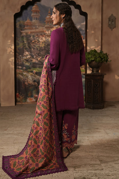 Embroidered Shirt Shalwar Dupatta - 0487