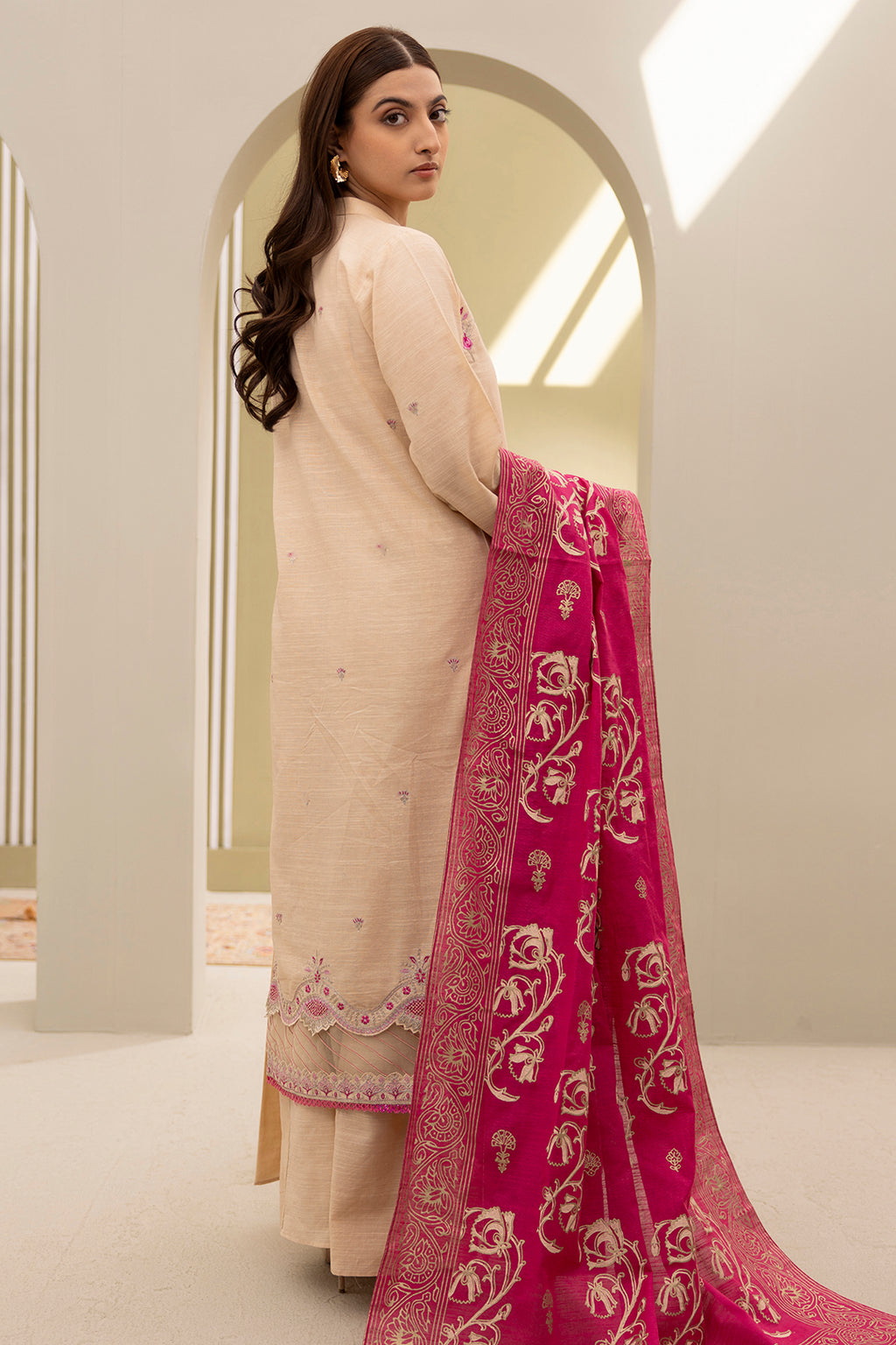Embroidered Shirt Shalwar Dupatta - 0488