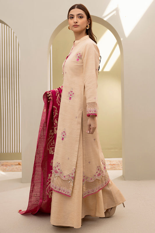 Embroidered Shirt Shalwar Dupatta - 0488