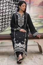 Embroidered Shirt Shalwar Shawl - 0490