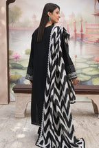 Embroidered Shirt Shalwar Shawl - 0490