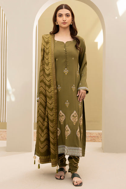 Embroidered Shirt Shalwar Dupatta - 0491