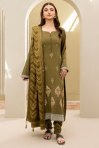 Embroidered Shirt Shalwar Dupatta - 0491