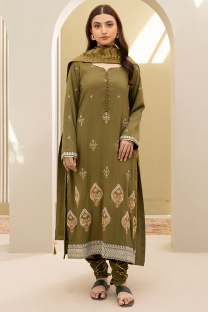 Embroidered Shirt Shalwar Dupatta - 0491