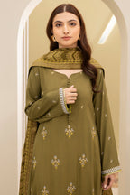 Embroidered Shirt Shalwar Dupatta - 0491