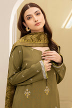 Embroidered Shirt Shalwar Dupatta - 0491