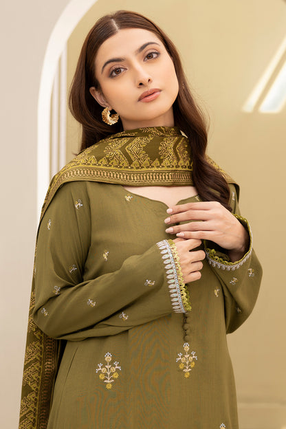 Embroidered Shirt Shalwar Dupatta - 0491