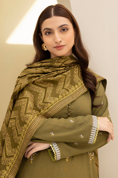 Embroidered Shirt Shalwar Dupatta - 0491