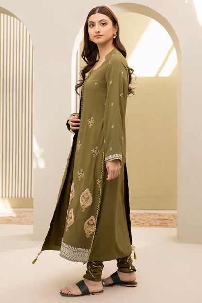Embroidered Shirt Shalwar Dupatta - 0491