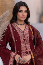 Embroidered Shirt Shalwar Dupatta - 0492
