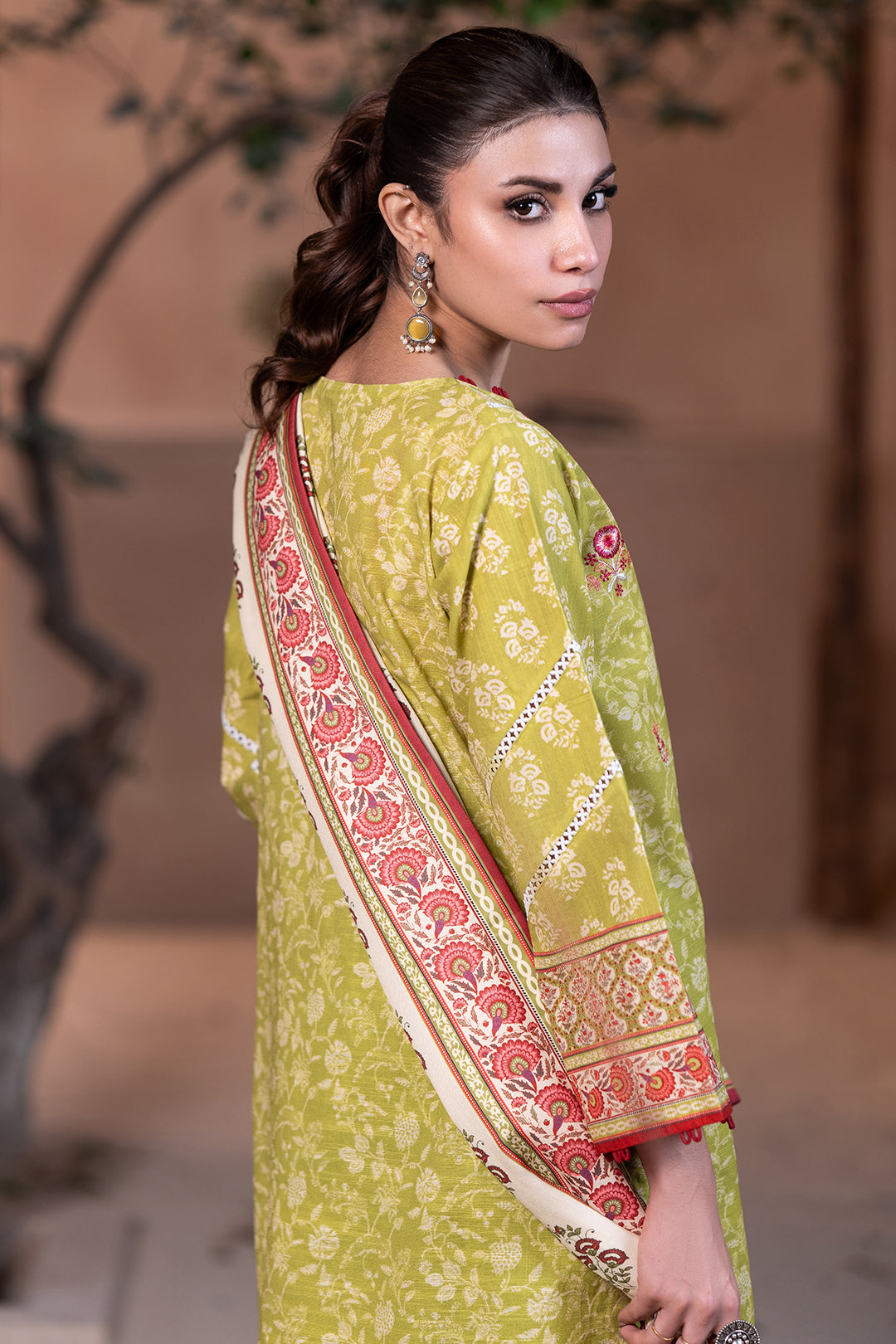 Embroidered Shirt Shalwar Dupatta - 0535