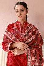 Embroidered Shirt Shalwar Dupatta - 0536