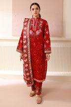 Embroidered Shirt Shalwar Dupatta - 0536