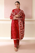 Embroidered Shirt Shalwar Dupatta - 0536