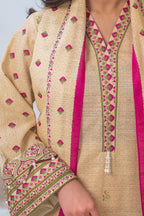 Embroidered Shirt Shalwar Dupatta - 0537