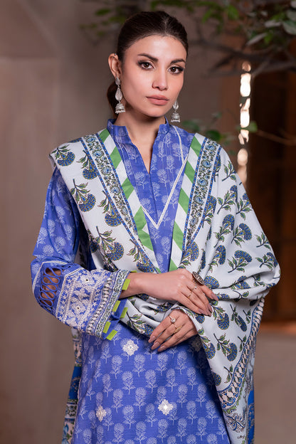 Embroidered Shirt Shalwar Dupatta - 0589